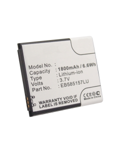 Akku mm. laitteelle Samsung Galaxy Beam (Yhteensopiva)