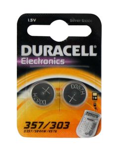 DURACELL SR44/D357- hopeaoksidi (2 kpl.)