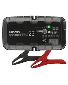Noco Genius PRO25 Batterioplader til 6V, 12V og 24V 25000mA (Wet, Gel, MF, CA, EFB, AGM,  & Lithium-Ion)