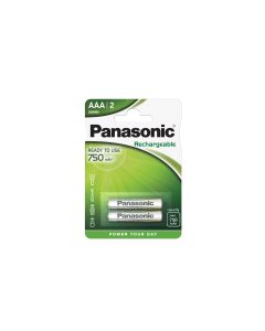 Panasonic ladattava, AAA, NiMH, 750mAh, 2pcs