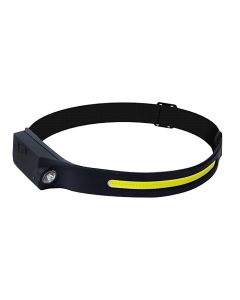 JAPCELL HLS350 Ladattava otsalamppu anturilla - 350 lumenia