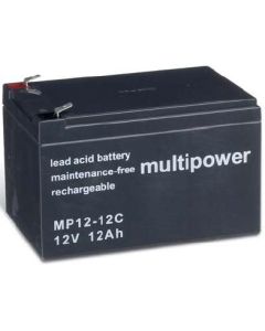 Multipower 12V - 12Ah Akku sähköajoneuvoon