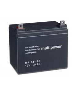 Multipower MP34-12C 12V 34Ah Akku sähköajoneuvoihin