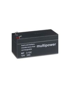 Multipower MP3-12C kulutusakku 12V 3Ah