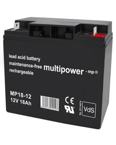 Multipower 12V - 18Ah (Käynnistysakku)