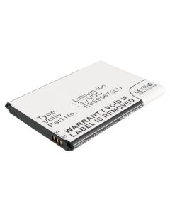 Akku mm. laitteelle Samsung Galaxy Note 2 (Yhteensopiva)