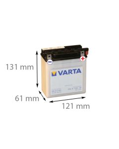VARTA 505 012 003 - 12V 5Ah (Moottoripyörän akku)