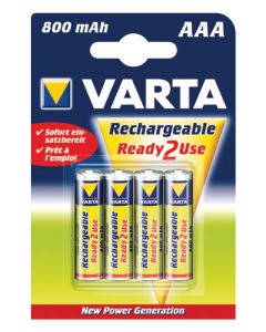 VARTA Ready2Use AAA / R03 / Micro (4 kpl) 800 mAh Ladattava paristo