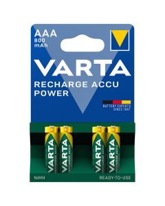VARTA Ready2Use AAA / R03 / Micro (4 kpl) 800 mAh Ladattava paristo
