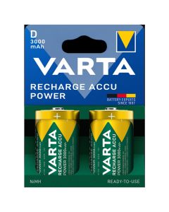 VARTA Power Accu D / R20 / Mono (2 kpl) 3000mAh Akku