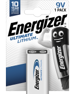 Energizer Ultimate litium 9V / 522 paristo (1 kpl Pakkaus)