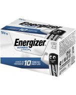 Energizer Ultimate litium 9V/522 akku (10 kpl pakkaus)