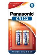 Panasonic - CR-123A / DL-123A 2 Kpl. Läpipainopakkaus