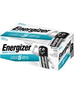 Energizer Max Plus 9v/522 kpl (20 kpl pakkaus)