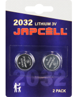 JAPCELL Lithium CR2032 Paristot - 2 kpl. pakkaus