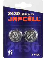 JAPCELL Lithium CR2430 Paristot - 2 kpl. pakkaus