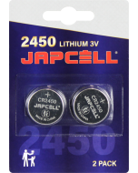 JAPCELL Lithium CR2450 paristot - 2 kpl. pakkaus