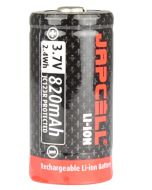 Japcell JC123R - CR123 Ladattava 3.7V Li-ion-akku 820mAh