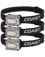 3 kpl Coast FLX15R -otsalamppu, 1000 lumenia