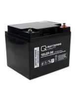 Q-Batteries 12LCP-50 12V 50Ah syväpurkaus AGM-akku (kulutusakku)