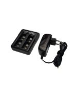 iPowerUS Fast Smart laturi  4 x 9V