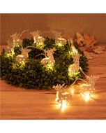 Goobay -kevyt ketju "poro", jossa 10 LED -valoa valkoisena