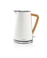 Nedis, Vedenkeitin ,  1.7 l ,  Soft-Touch ,  Valkoinen ,  Pyörivä 360 astetta ,  Piilotettu lämmityselementti ,  Strix® ohjain ,  Tyhjäksi kiehumisen suoja