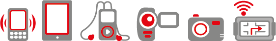 Cross Powerbank -kuvakkeet